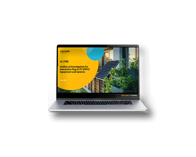 UL 3700 Outline of Investigation for  Interactive Plug-In PV (PIPV)  Equipment and Systems Webinar