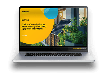 UL 3700 Outline of Investigation for Interactive Plug-In PV (PIPV) Equipment and Systems Webinar