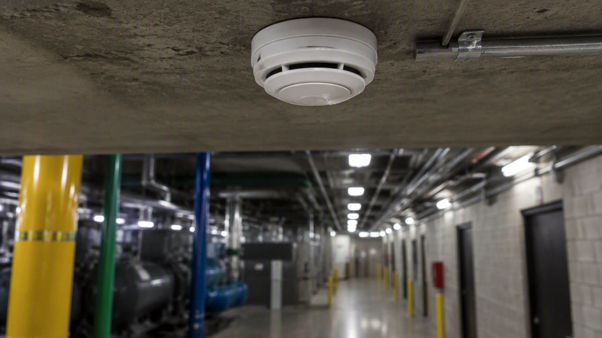 Heat Detector in an industrial setting